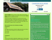 Tablet Screenshot of cahoonbuilding.com